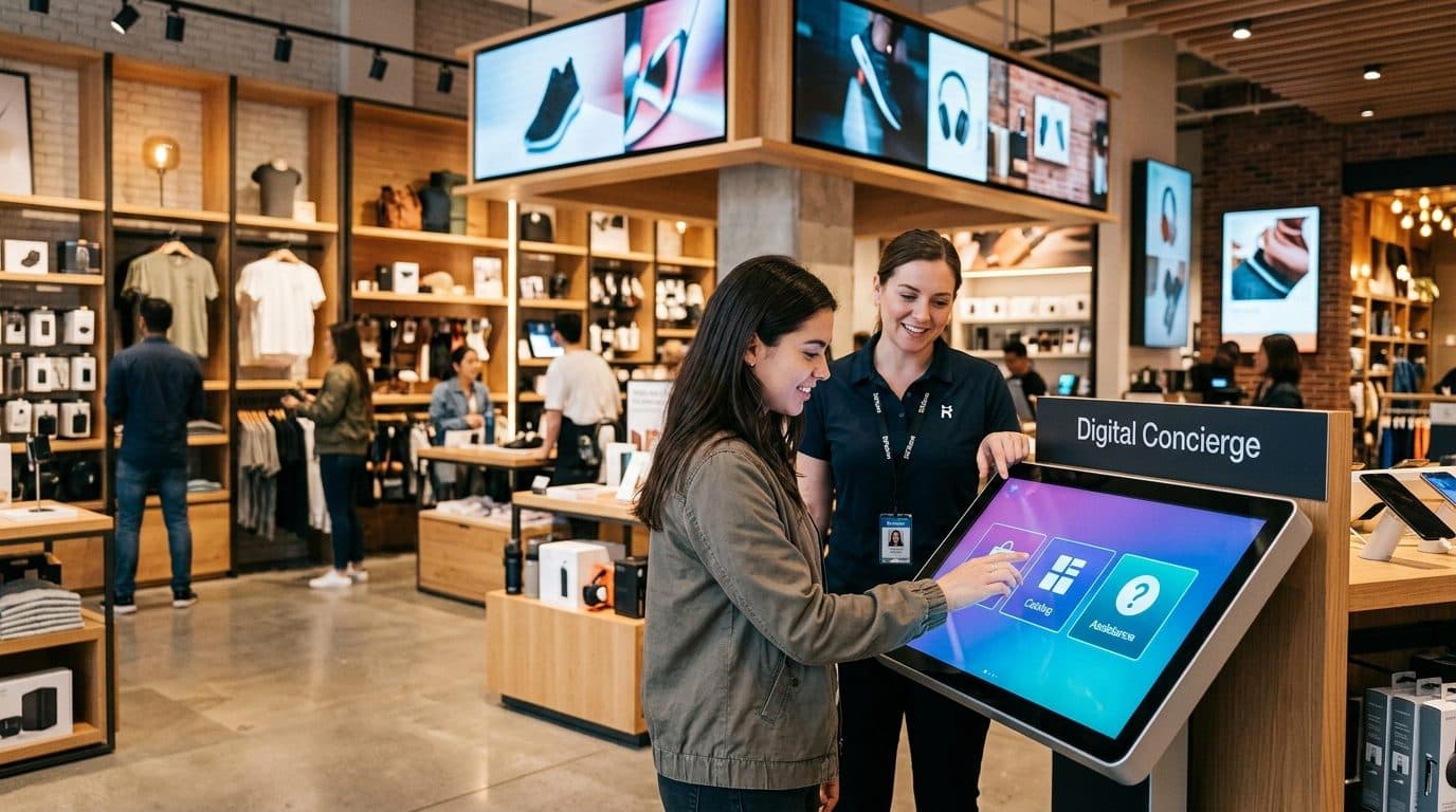 Digital transformation in a modern retail environment